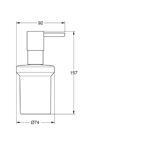 Essentials Soap Dispenser Supersteel