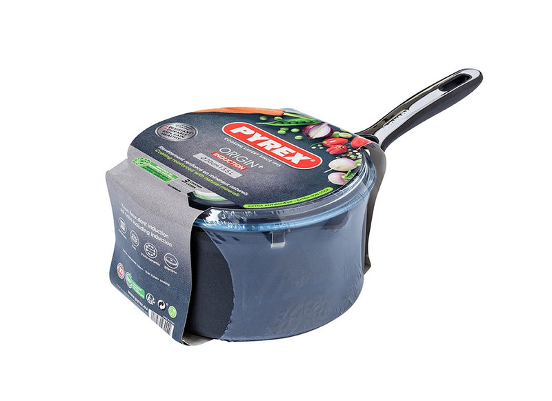 Pyrex Origin+ Saucepan with Lid 20cm