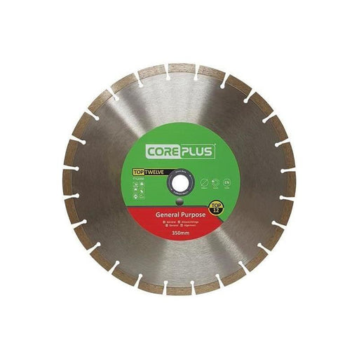 Coreplus Top Twelve General Purpose Diamond Blade 350mm CorePlus - RockBottom Northampton