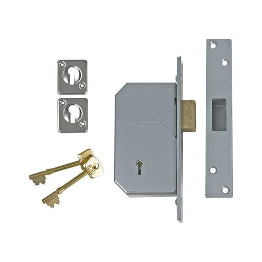 Union 3G110 C Series 5 Detainer Deadlock 73mm Satin Brass UNION - RockBottom Northampton