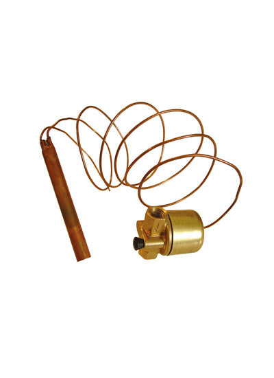 Teddington 1/4" remote fire valve 65 degree setting x 12m