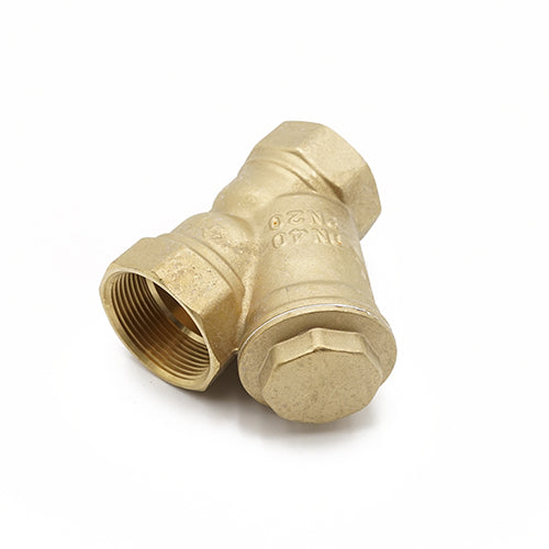 Brass inline Y-strainer F x F 1.1/2"