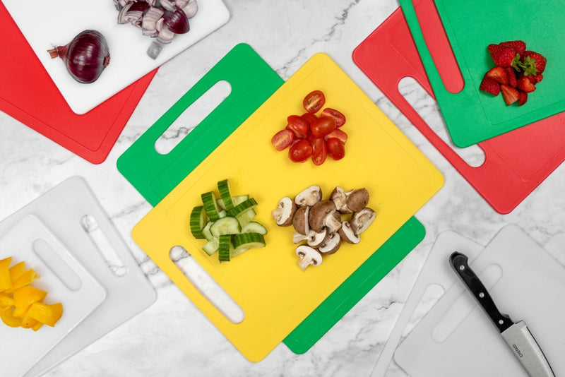 Chef Aid Poly Chopping Board 35 x 25cm Red