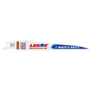 Lenox LumberWolf Reciprocating Saw Blade 152 x 19 x 1.3mm 6 TPI (Pack 5) LENOX - RockBottom Northampton