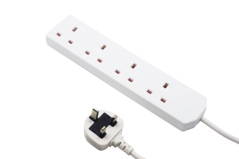 Securlec 4 Gang Extension Lead 1m 13 Amp
