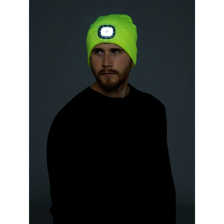 Storm Ridge Adult LED Beanie Hat Black