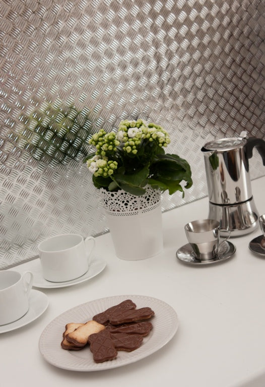 d-c-fix® Self Adhesive Film - Chequer Plate 45cm x 1.5m