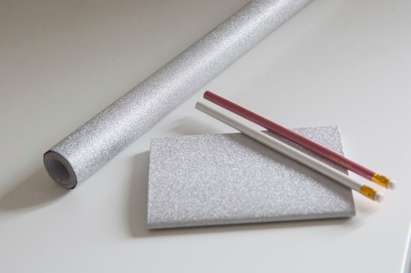 d-c-fix® Self Adhesive Film - Glitter Silver 67.5cm
