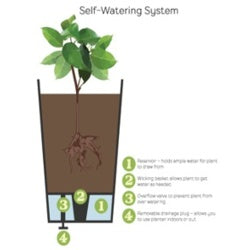 Primeur Vitality Planter 66cm Slate