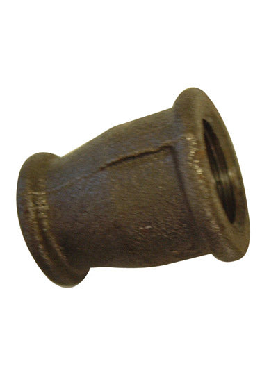 BM245 black malleable reducing nipple MxM 2"x1.1/2"