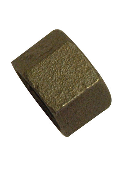BM300 black malleable hexagon cap 2"