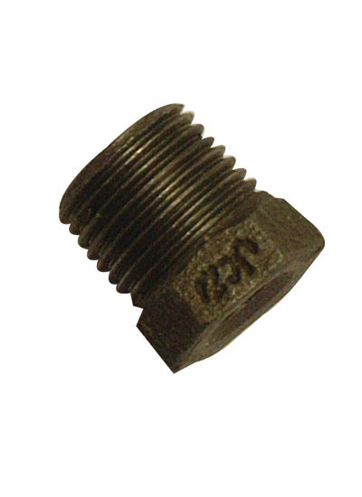 BM241 black malleable hexagonal bush MxF 2"x1.1/4"