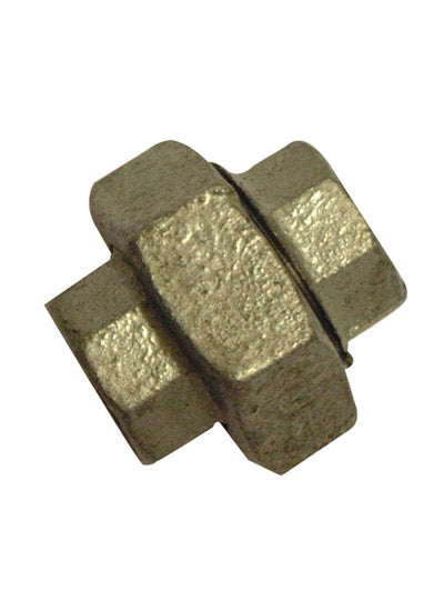 GM340 galvanised malleable straight union FxF 1/2"