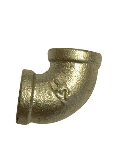 GM090 galvanised malleable 90 degree elbow FxF 1.1/4"