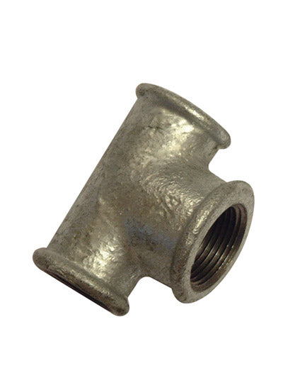 GM130 galvanised malleable equal tee FxFxF 1.1/4"