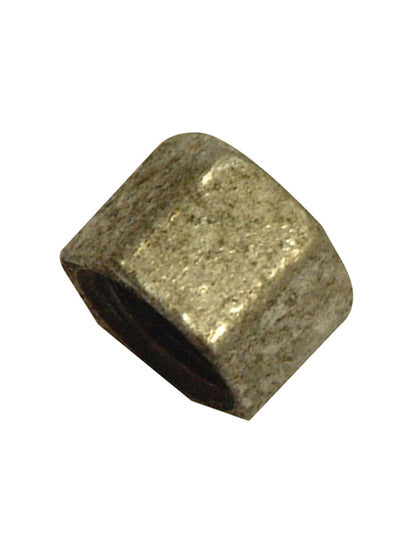 GM300 galvanised malleable hexagon cap 2"