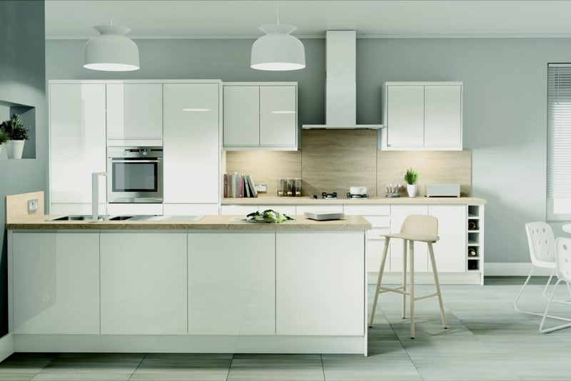 Gower Rapide+ Capri White Pull Out Cabinet 150mm