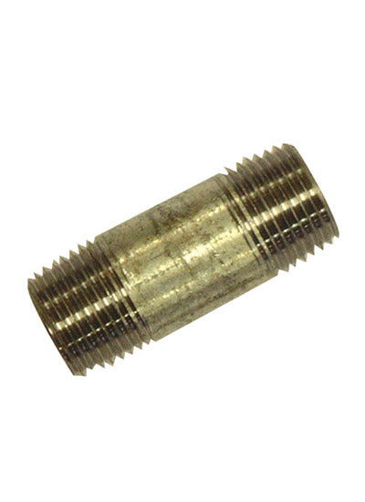 GM BN galvanised malleable barrel nipple MxM 2.1/2"