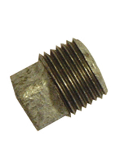 GM291 galvanised malleable plain plug 1.1/2"