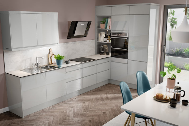 Gower Rapide+ Capri Grey Corner Base Unit 1000mm