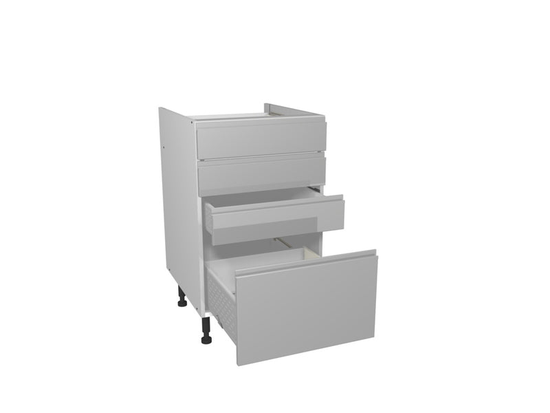 Gower Rapide+ Capri Grey 4 Drawer Unit 500mm