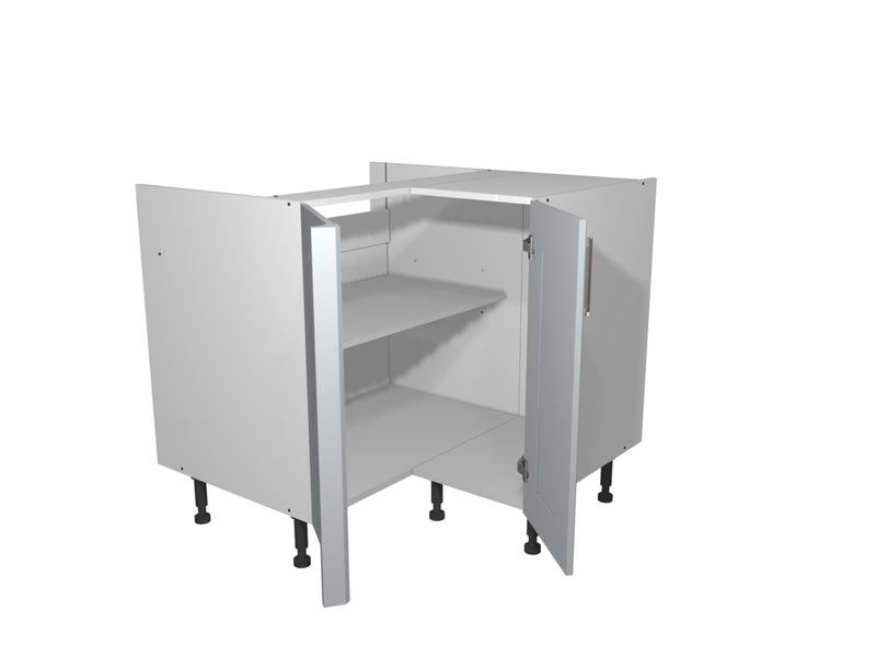 Gower Rapide+ Verona Grey L Shaped Corner Base Unit 900mm Box 2