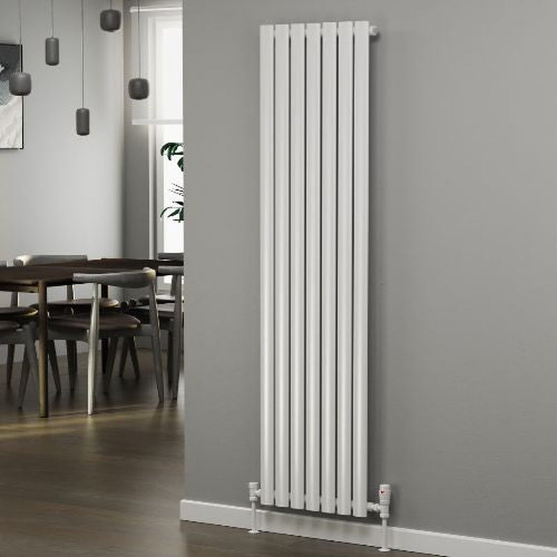 Alina Designer Radiator 1800x354mm Single White