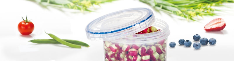 Locknlock Round Food Storage Container with Twist Lid 360ml (98 x 74mm)