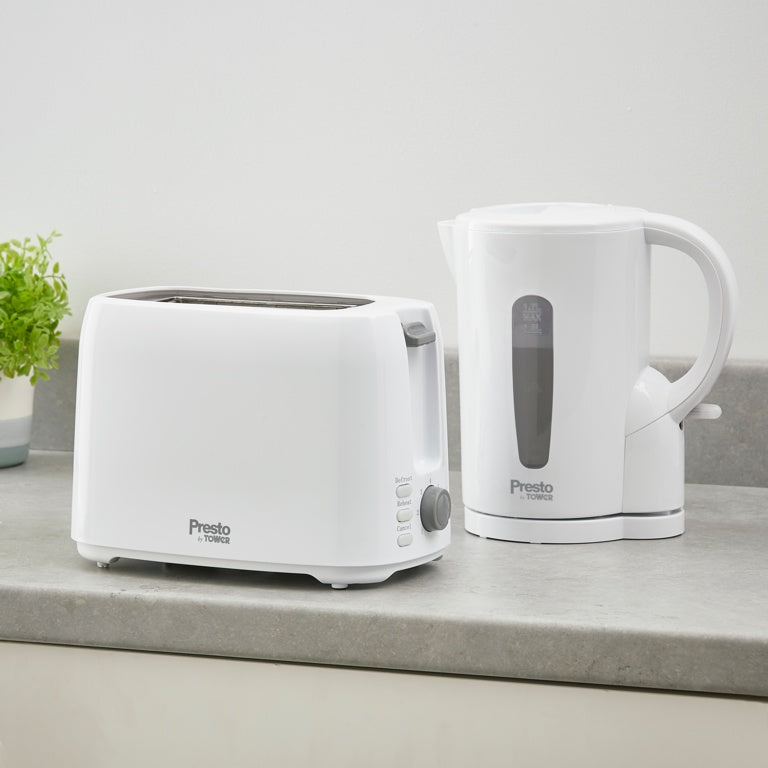 Tower Presto 2 Slice Toaster White