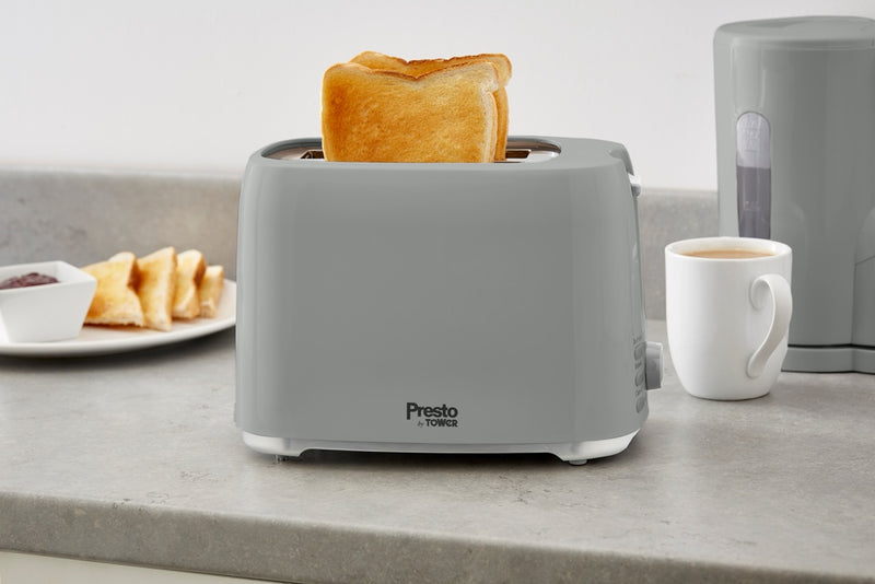 Tower Presto 2 Slice Toaster Grey