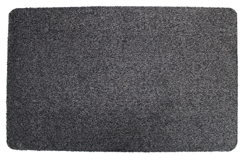 Groundsman Dirt Guard Plain Cotton Barrier Doormat 50 x 80cm Anthracite