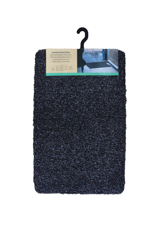 Groundsman Dirt Guard Plain Cotton Barrier Doormat 50 x 80cm Anthracite