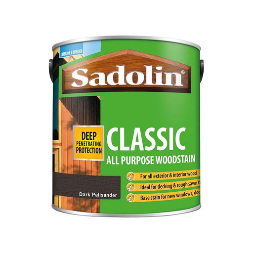 Sadolin Classic Wood Protection Dark Palisander 2.5 litre Sadolin - RockBottom Nothampton