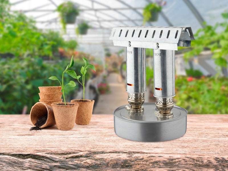 Ambassador Paraffin Greenhouse Heater Twin Burner