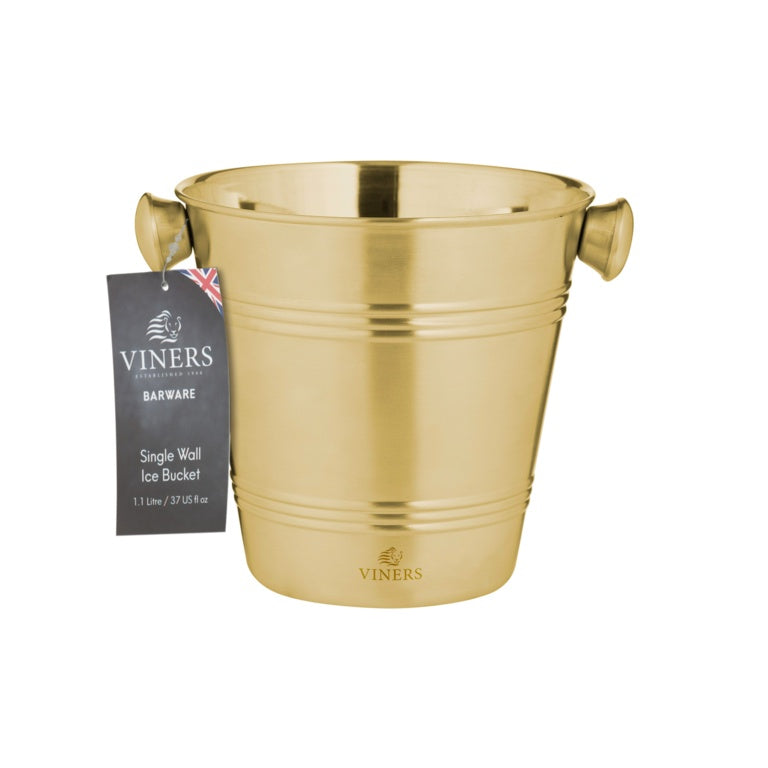 Viners Gold Ice Bucket 1L