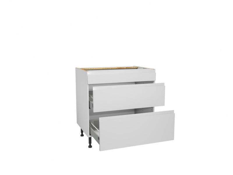 Gower Rapide+ Capri White 3 Drawer Pack 800mm