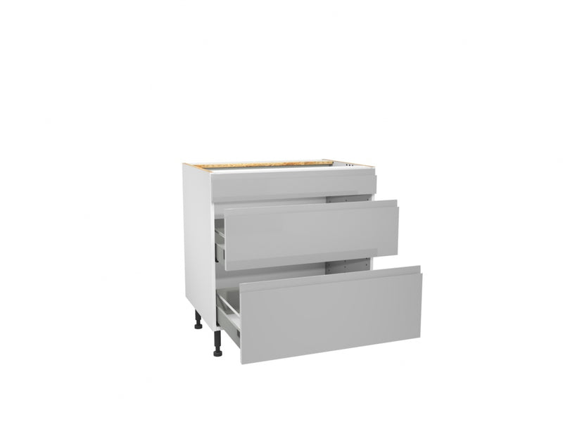 Gower Rapide+ Capri Grey 3 Drawer Pack 800mm