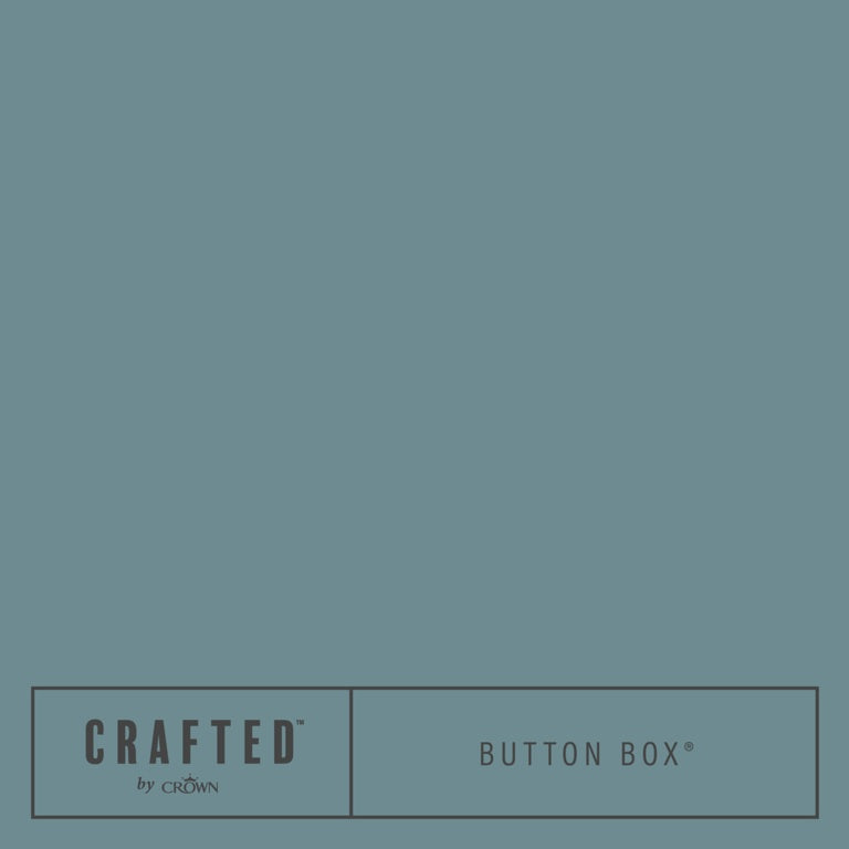 Crown Crafted Luxurious Flat Matt 2.5L Button Box
