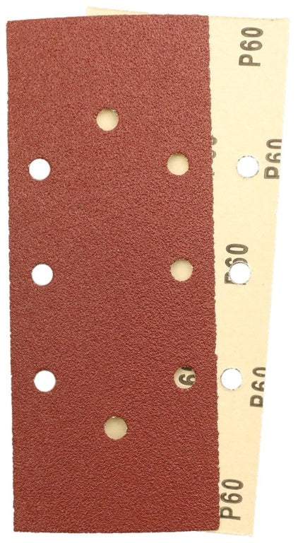 Abracs Orbital Clamped Sander Sheets With Holes 93mm x 230mm 40g