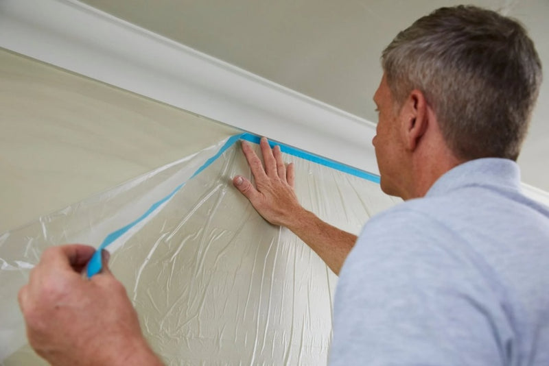 ProDec Pre-Masked Polythene Roll 55cm x 25m