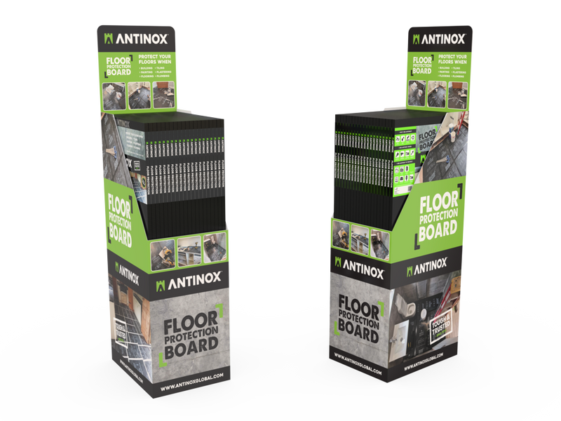 Swiftec Antinox Black Floor Protection Board 1.2mx 0.6m Pack 10