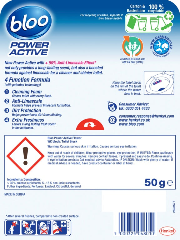 Bloo Power Active Clear Water Flower