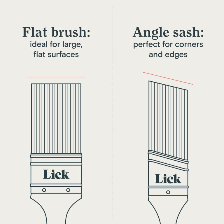 LickTools Eco Bamboo Handle Flat Brush 2"