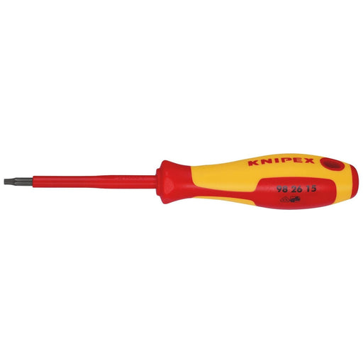 Draper Knipex 98 26 15 VDE Insulated Torx Screwdriver TX15 x 80mm Draper - Town Tools