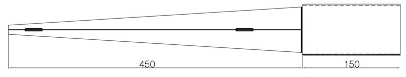 Picardy Fence Grip Spike 75 x 75 x 450mm