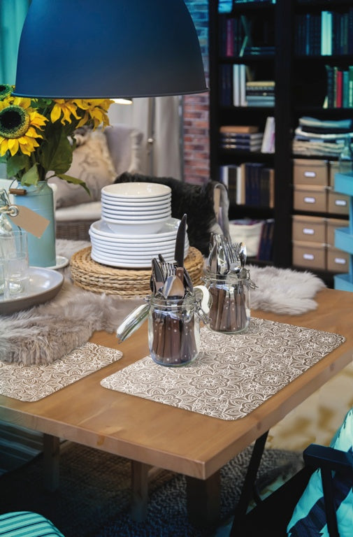 d-c-fix® Rio Placemat - Sienna Transparent Pack 12