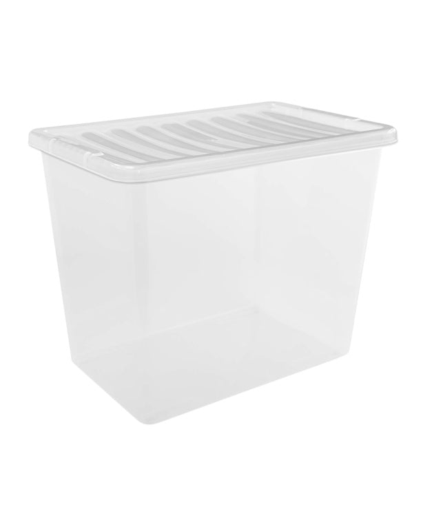 Thumbs Up Curved Storage Box & Lid 80L