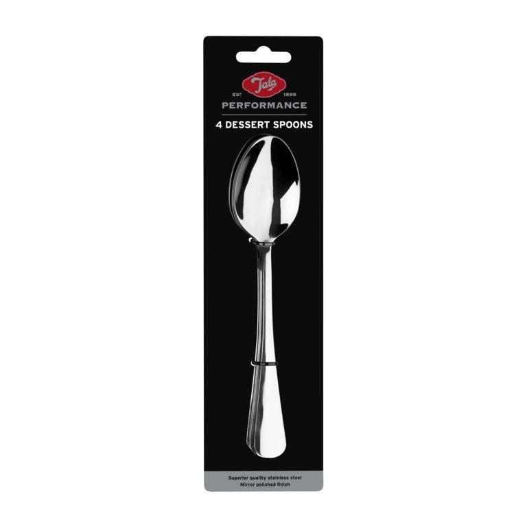Tala Performance Stainless Steel Dessert Spoons Set 4