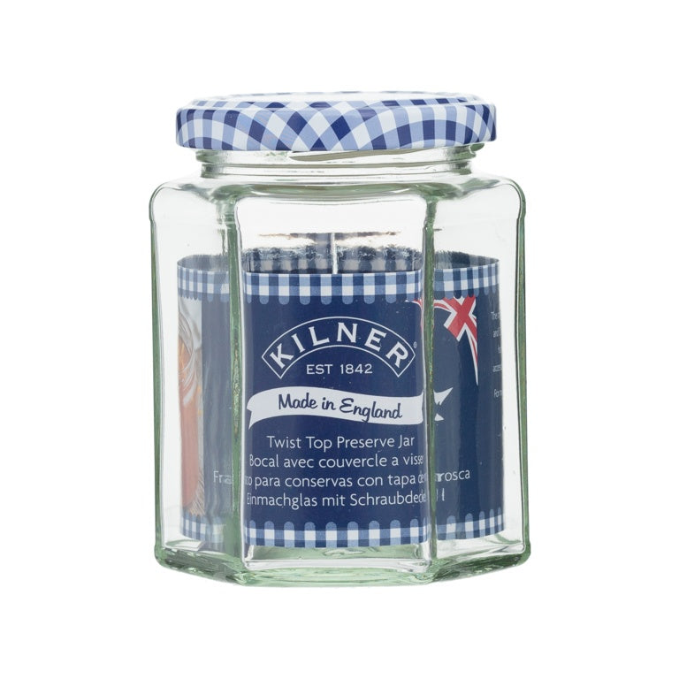 Kilner Hexagonal Twist Top Jar 280ml