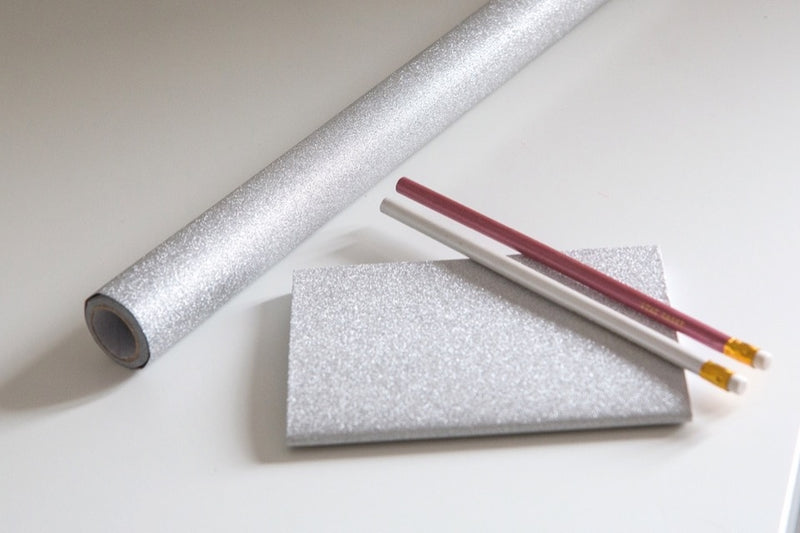 d-c-fix® Self Adhesive Film - Glitter Silver 45cm x 1.5m